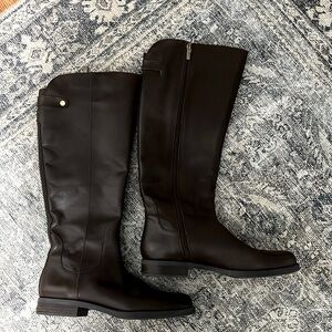 Franco Sarto Boots, Dark Brown, Size 10